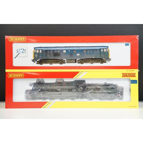 28 - Two boxed Hornby OO gauge locomotives to include Super Detail R2413A BR AIA AIA Diesel Electric Clas... 