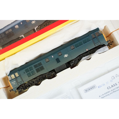 28 - Two boxed Hornby OO gauge locomotives to include Super Detail R2413A BR AIA AIA Diesel Electric Clas... 