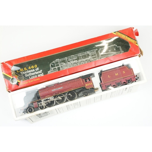 101 - Four boxed Hornby OO gauge locomotives to include R066 LMS 4-6-2 Duchess Loco, R078 GWR 4-6-0 King E... 