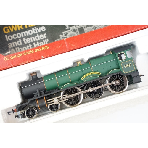 101 - Four boxed Hornby OO gauge locomotives to include R066 LMS 4-6-2 Duchess Loco, R078 GWR 4-6-0 King E... 