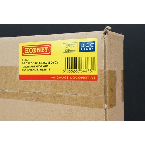 103 - Two boxed Hornby OO gauge DCC Ready locomotives to include R30024 Freightliner Class 66 Co-Co Bill B... 