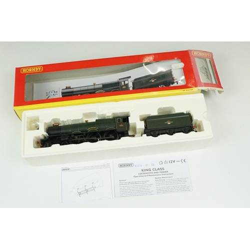 105 - Three boxed Hornby OO gauge locomotives to include DCC Fitted R2744X BR 4-4-0 Schools Class Blundell... 