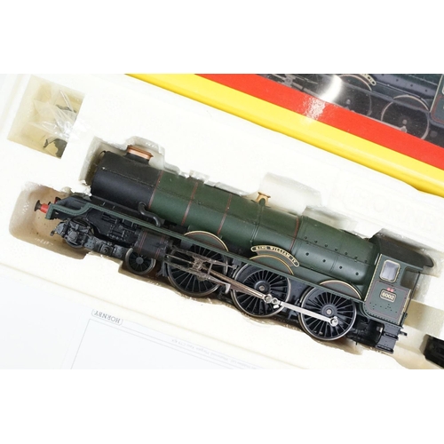 105 - Three boxed Hornby OO gauge locomotives to include DCC Fitted R2744X BR 4-4-0 Schools Class Blundell... 