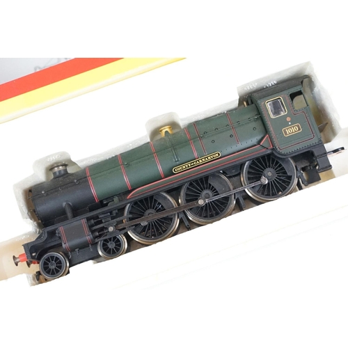 105 - Three boxed Hornby OO gauge locomotives to include DCC Fitted R2744X BR 4-4-0 Schools Class Blundell... 