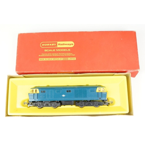 106 - Four boxed Hornby OO gauge locomotives to include R866 LNER B12 Locomotive, R320 LMS Class 5 Loco bl... 