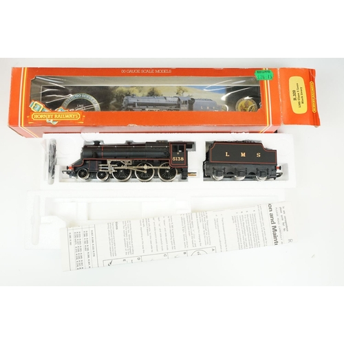 106 - Four boxed Hornby OO gauge locomotives to include R866 LNER B12 Locomotive, R320 LMS Class 5 Loco bl... 