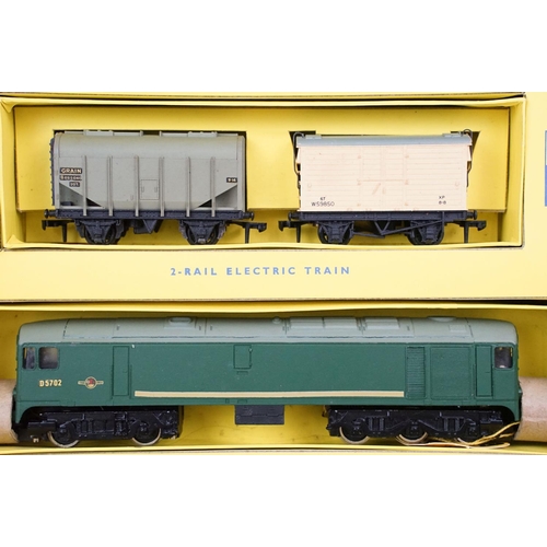 107 - Boxed Hornby Dublo two rail 2033 Co Bo Diesel Electric Goods Train set, complete with locomotive, ro... 