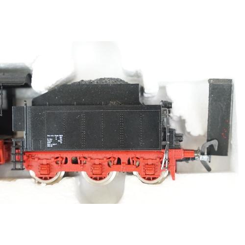 108 - Boxed Fleischmann HO gauge 4140 2-6-0 locomotive in black livery