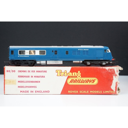 110 - 10 Boxed Triang OO gauge locomotives to include R357 AIA AIA Diesel Electric Loco, R59 2-6-2 Tank Lo... 