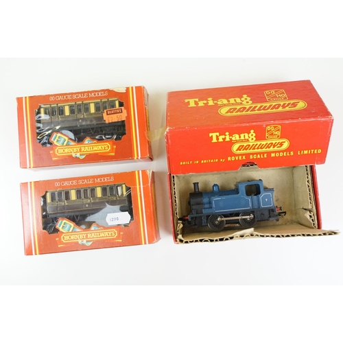 112 - Quantity of OO gauge model railway to include 4 x boxed Triang locomotives (R258 4-6-2 The Princess ... 