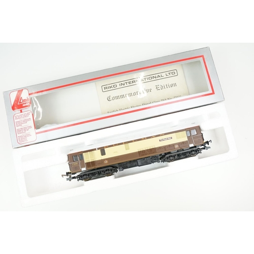 115 - Six boxed OO gauge locomotives to include 2 x Replica Railways (11011 Class B1 BR black OUREBI & 110... 