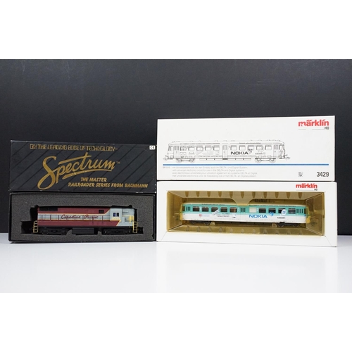 116 - Two boxed HO gauge locomotives to include Marklin 3429 BR 515 and Spectrum from Bachmann 81209 Fairb... 