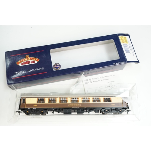 137 - 16 Boxed Bachmann OO gauge items of rolling stock, all coaches, to include 34-127A Collett Coach Fir... 