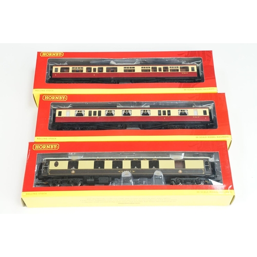 138 - 17 Boxed Hornby OO gauge items of rolling stock to include R4512 Brighton Belle Car Trailer 3rd car ... 