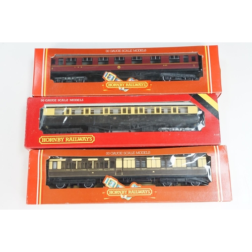 140 - 44 Boxed Hornby OO gauge items of rolling stock to include R4146A Pullman 3rd Class Kitchen Car, R47... 