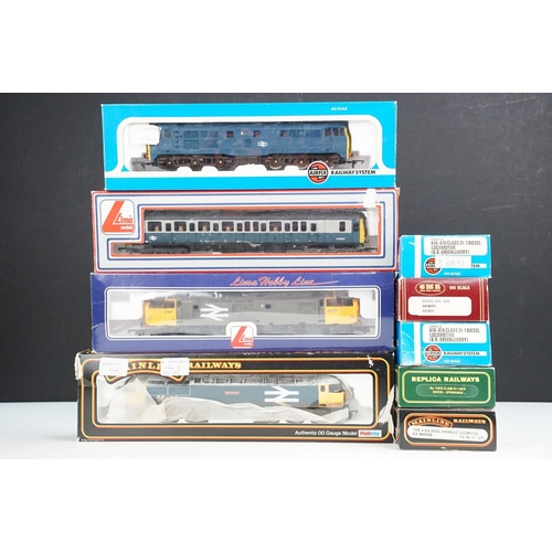 141 - Nine boxed OO gauge locomotives to include 2 x Palitoy Mainline (937044 Blyth Power & 37073 Hermes),... 