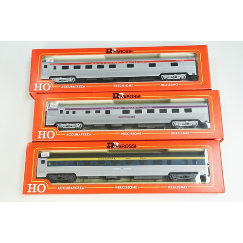 143 - 25 Boxed Rivarossi HO gauge items of rolling stock to include 6633/0 Atlantic Coast Line, 2857/10 So... 