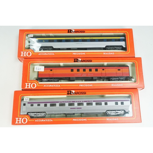 143 - 25 Boxed Rivarossi HO gauge items of rolling stock to include 6633/0 Atlantic Coast Line, 2857/10 So... 