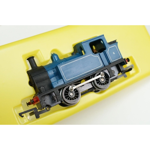 173 - Boxed Triang Hornby OO gauge R355B 0-4-0 Industrial Loco Nellie blue livery, a repainted 0-4-0 locom... 