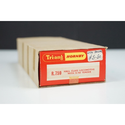 177 - Five boxed Triang / Hornby OO gauge locomotives to include R861 BR 2-10-0 Locomotive Evening Star, R... 