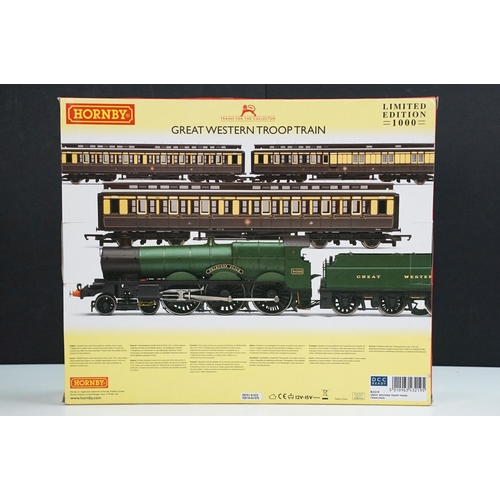 178 - Boxed ltd edn Hornby OO gauge R3219 Great Western Troop Train Pack