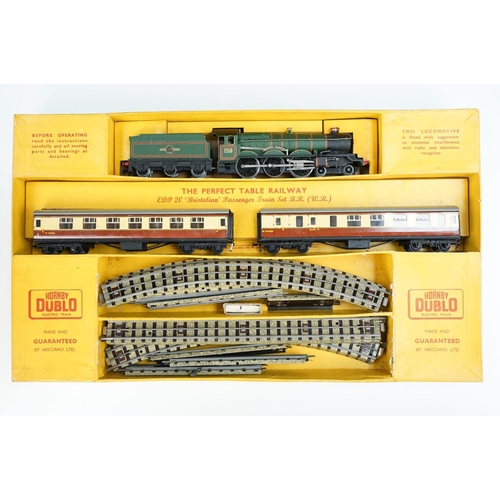 179 - Boxed Hornby Dublo EDP20 Bristolian Passenger Train set with Bristol Castle locomotive, rolling stoc... 