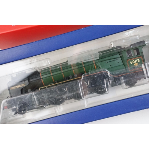 180 - Three boxed Bachmann OO gauge locomotives to include 32-558 Class A1 Meg Merrilies 60115 BR green ea... 