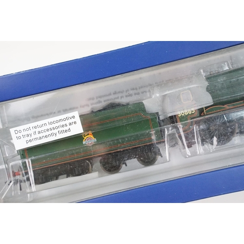 180 - Three boxed Bachmann OO gauge locomotives to include 32-558 Class A1 Meg Merrilies 60115 BR green ea... 