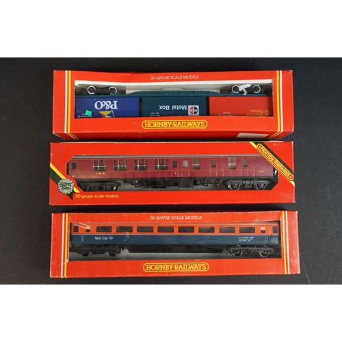 75 - 42 Boxed Hornby OO gauge items of rolling stock to include R216 BP 100 Ton Tank Wagon (tea), R020 Fr... 