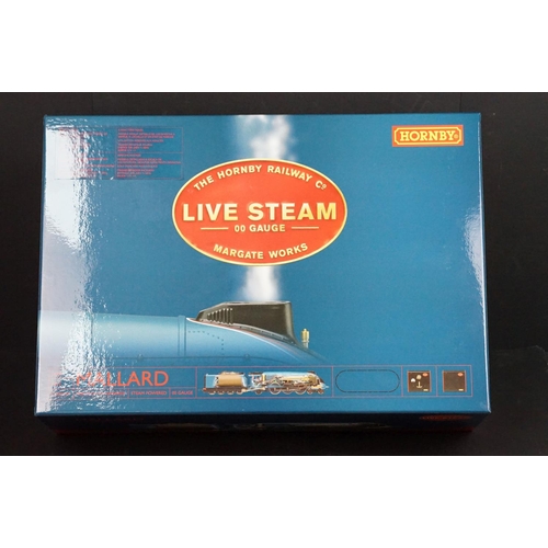 148 - Boxed Hornby OO Gauge Live Steam R1041 Class A4 4-6-2 LNER Mallard set, in original factory sealed p... 