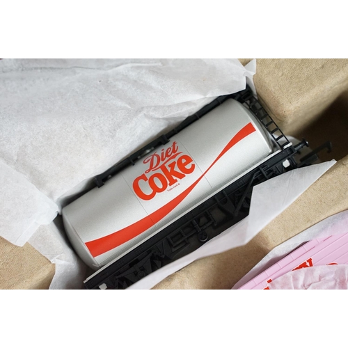 157 - Boxed Hornby OO gauge R1276 Coca Cola Summertime Train Set, with outer trade box, complete and appea... 