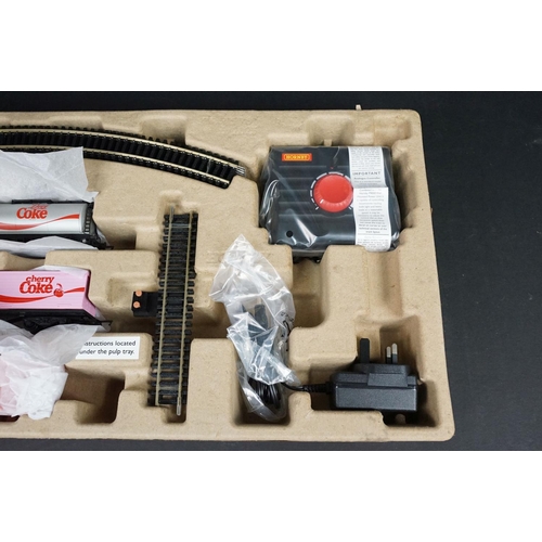 157 - Boxed Hornby OO gauge R1276 Coca Cola Summertime Train Set, with outer trade box, complete and appea... 