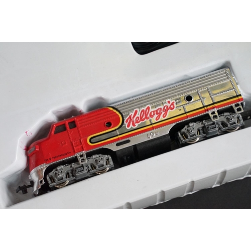 158 - Boxed Bachmann HO gauge Kelloggs Tony Trading Company Western Freight Train set (complete) plus a pa... 