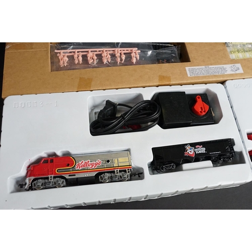 158 - Boxed Bachmann HO gauge Kelloggs Tony Trading Company Western Freight Train set (complete) plus a pa... 