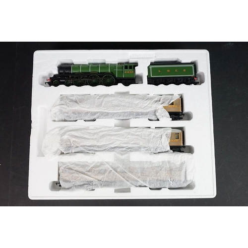 159 - Three boxed part complete Hornby OO gauge electric train sets to include R1013 Eurostar (with locomo... 