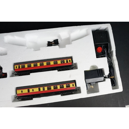 159 - Three boxed part complete Hornby OO gauge electric train sets to include R1013 Eurostar (with locomo... 