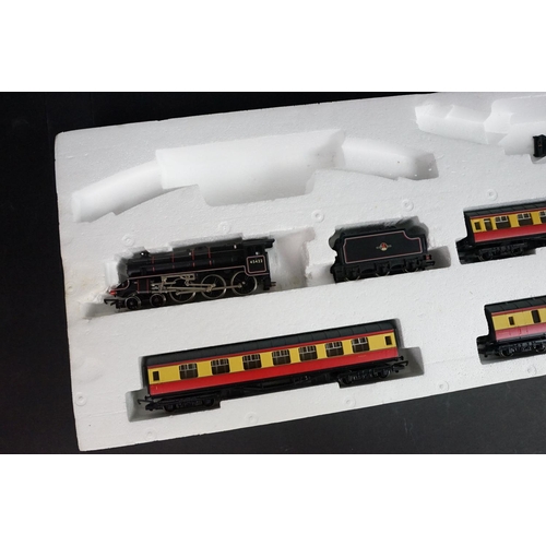 159 - Three boxed part complete Hornby OO gauge electric train sets to include R1013 Eurostar (with locomo... 