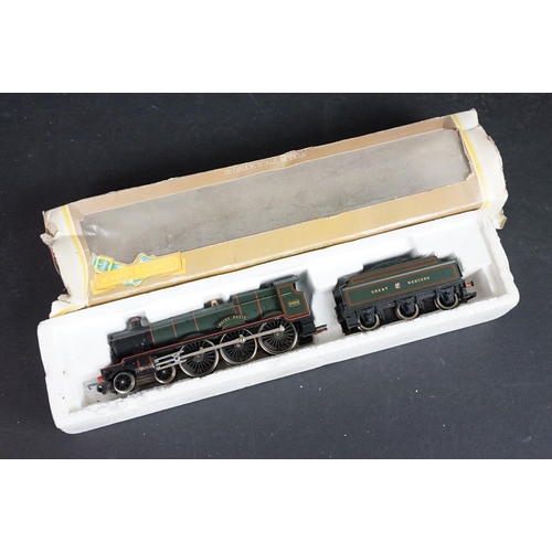 169 - Collection of Hornby OO gauge model railway to include boxed Saint David locomotive (poor box), 5800... 