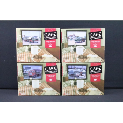 Six boxed ltd edn Corgi Cafe Connection diecast models to include ...