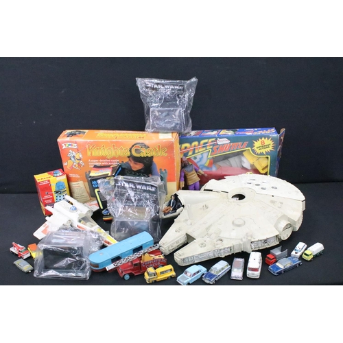 1442 - Collection of diecast, figures and toys featuring boxed Timpo Knights Castle, boxed Product Enterpri... 