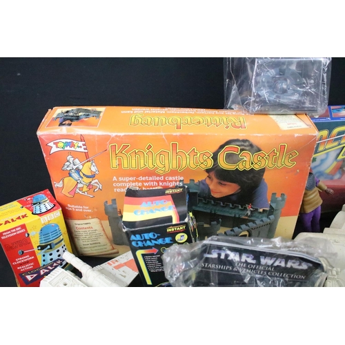 1442 - Collection of diecast, figures and toys featuring boxed Timpo Knights Castle, boxed Product Enterpri... 