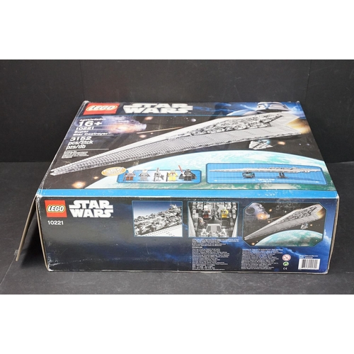 1438 - Lego - Boxed Lego Star Wars 10221 Super Star Destroyer set, part factory sealed, box showing creasin... 