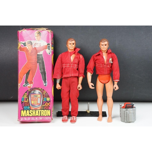 Kenner - Action Figure The Six Million Dollar Man / 3 Figurines Articulées: Colonel Steeve Austin Oscar Goldman Maskatron 1970 1980 China