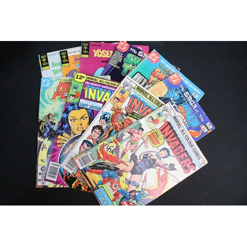 1636 - Comics - Collection of mid 20th C Marvel / DC comics featuring The Human Fly, Firestorm, Doctor Who,... 