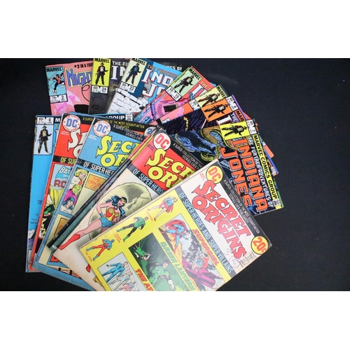 1636 - Comics - Collection of mid 20th C Marvel / DC comics featuring The Human Fly, Firestorm, Doctor Who,... 