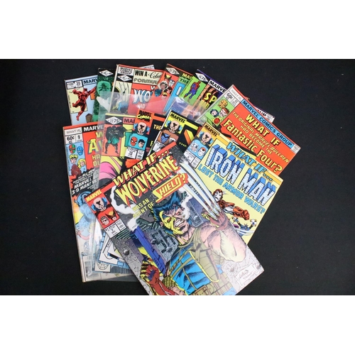 1636 - Comics - Collection of mid 20th C Marvel / DC comics featuring The Human Fly, Firestorm, Doctor Who,... 