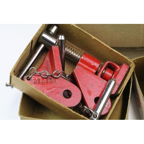 340 - Selection of tools to include vice grips to include Paramo, Stanley router plane in box, Rededa cram... 