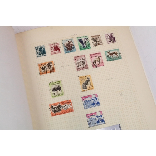 387 - Collection of stamps to include two Cape of Good hope early 20th Century triangular stamps, early 20... 