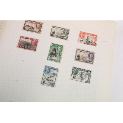 387 - Collection of stamps to include two Cape of Good hope early 20th Century triangular stamps, early 20... 