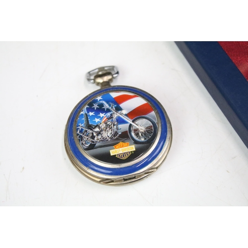 256 - A large collection of contemporary pocket watches, mostly within fitted display boxes, to include Fr... 